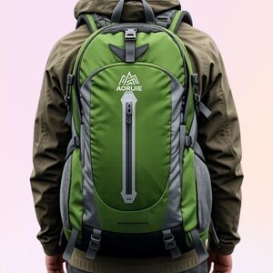 Green Trekking Backpack